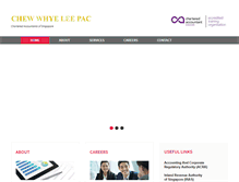 Tablet Screenshot of chewwhyelee.com
